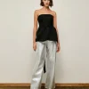 LAAGAM | Pantalon Metalizado Studio54-Mujer Pantalones