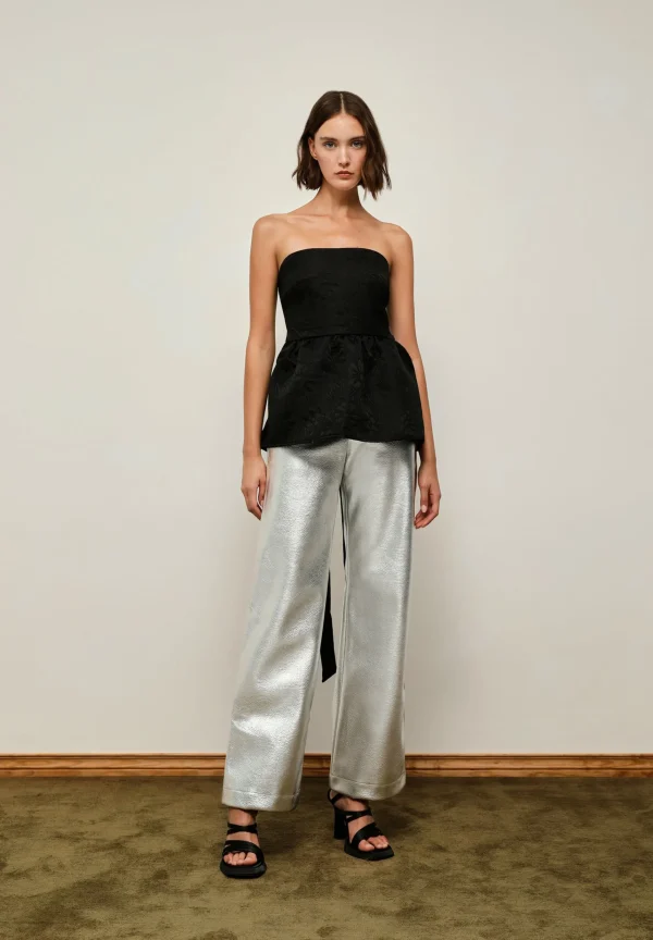 LAAGAM | Pantalon Metalizado Studio54-Mujer Pantalones