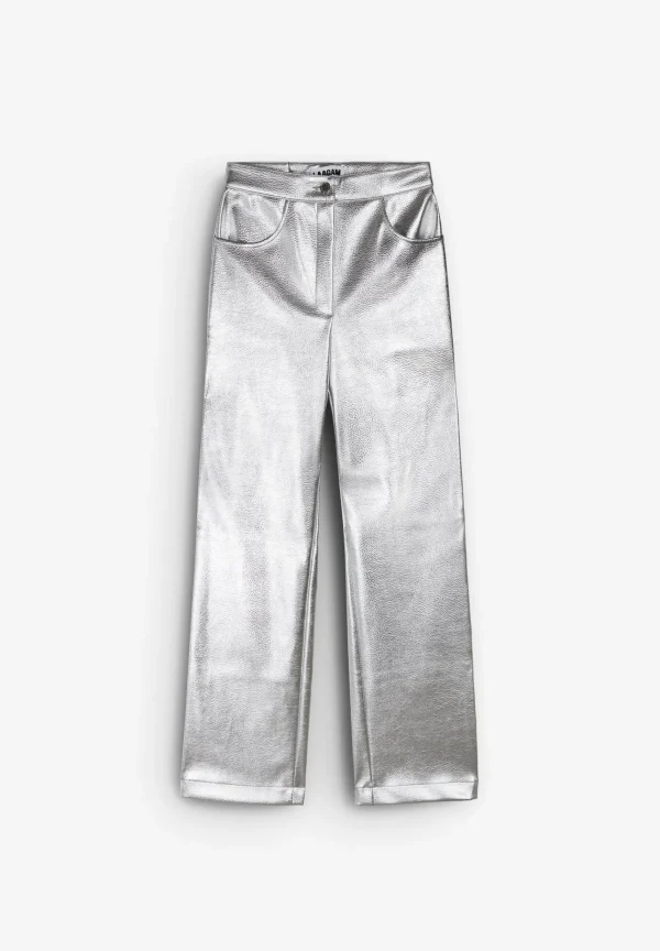 LAAGAM | Pantalon Metalizado Studio54-Mujer Pantalones