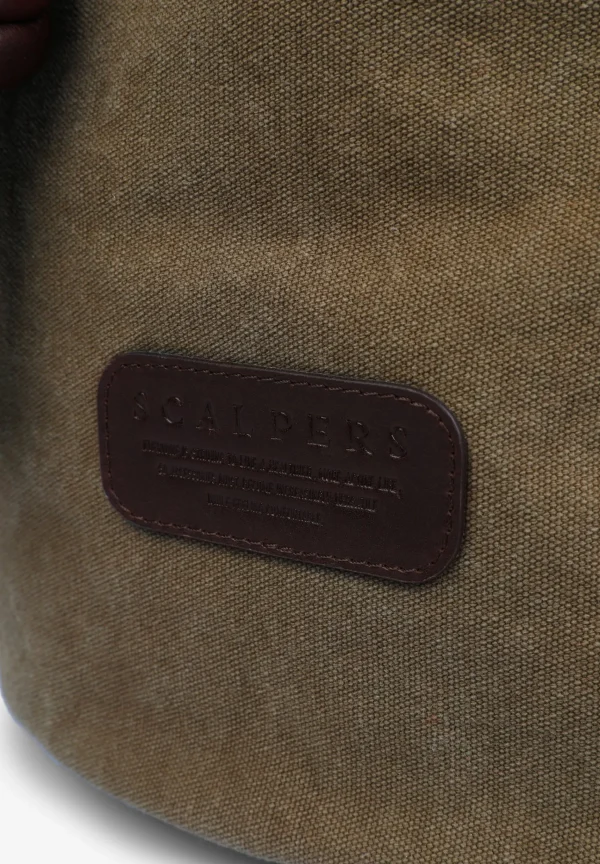 scalperscompany Mochila Saco Detalles Piel-Hombre Bolsas Y Mochilas