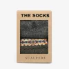scalperscompany Pack Calcetines Moteados Navidad-Hombre Calcetines