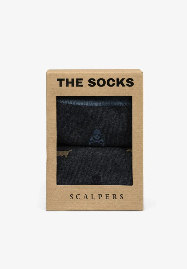 scalperscompany Pack Calcetines Navidad-Hombre Calcetines