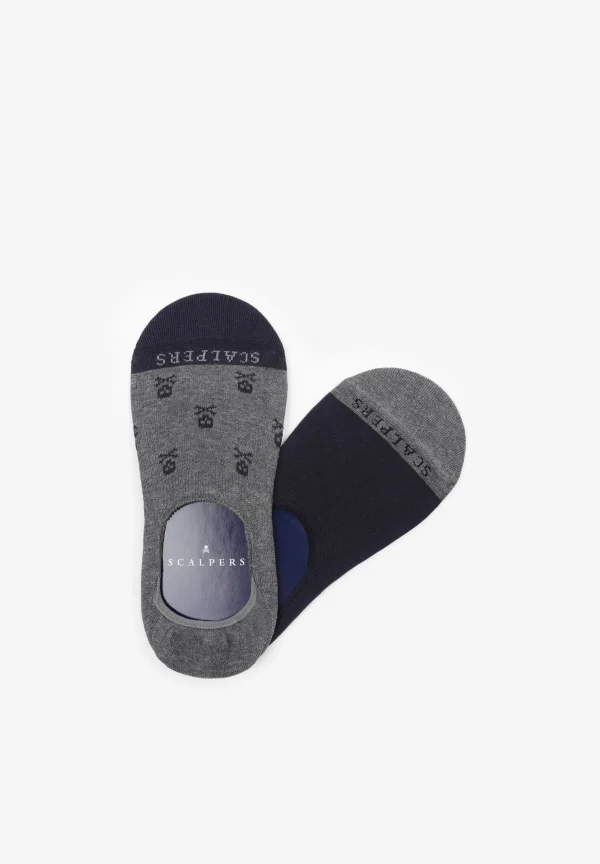 scalperscompany Pack Calcetines Pinkie Calaveras-Hombre Calcetines