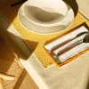 scalperscompany Pack Servilletas Lino Borde Contraste-Home Manteleria