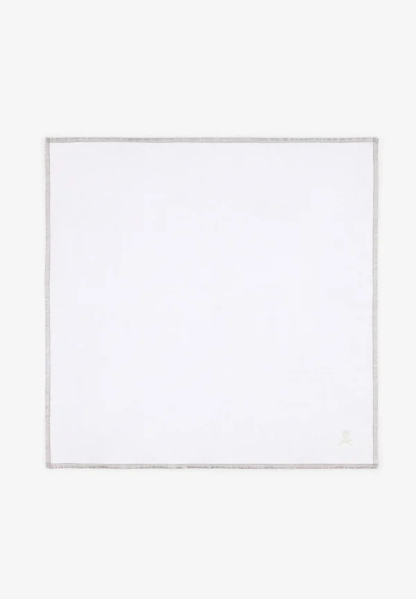 scalperscompany Pack Servilletas Lino Borde Contraste-Home Manteleria