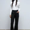 scalperscompany Pantalon Ankle Flare Piel-Mujer Pantalones