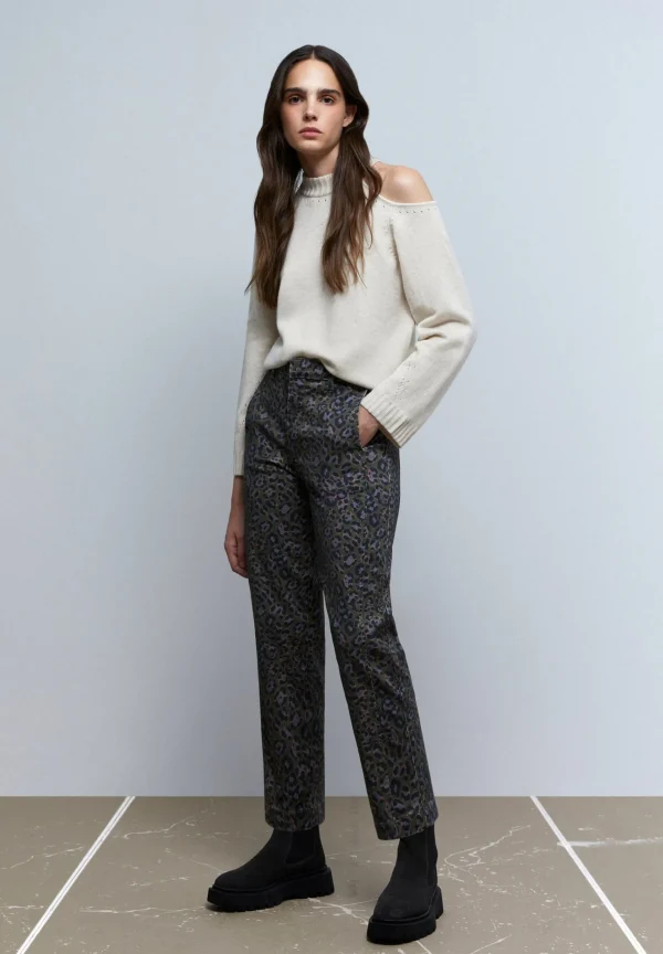 scalperscompany Pantalon Chino-Mujer Pantalones
