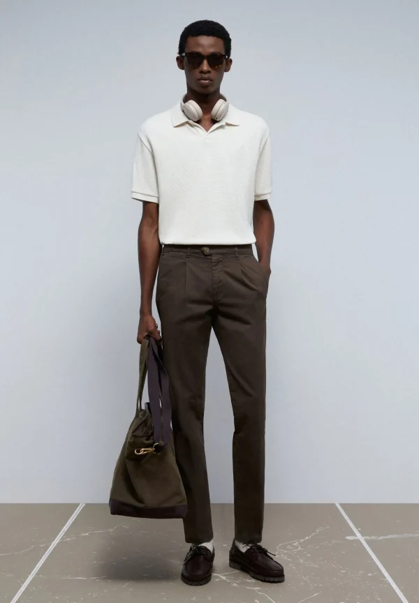 scalperscompany Pantalon Chino Pinzas-Hombre Pantalones