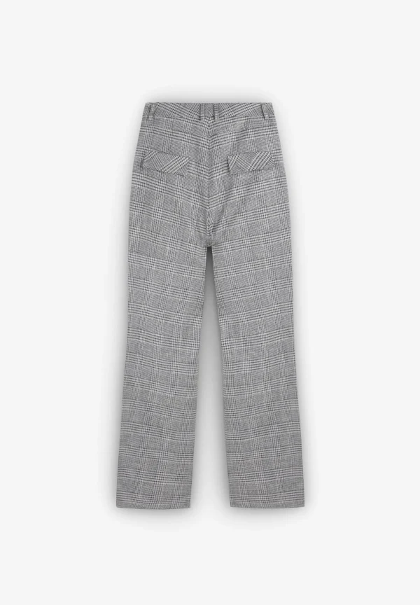 scalperscompany Pantalon Cuadros Detalle Boton-Mujer Total Look
