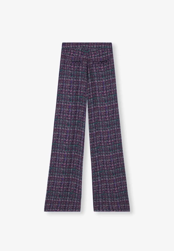scalperscompany Pantalon Cuadros Fluido-Mujer Total Look