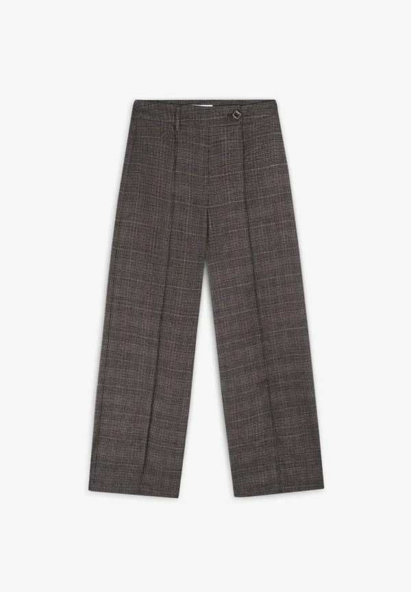 scalperscompany Pantalon Cuadros Pernera Cruzada-Mujer Total Look