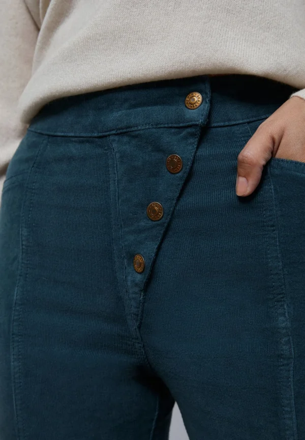 scalperscompany Pantalon Flare Pana-Mujer Pantalones
