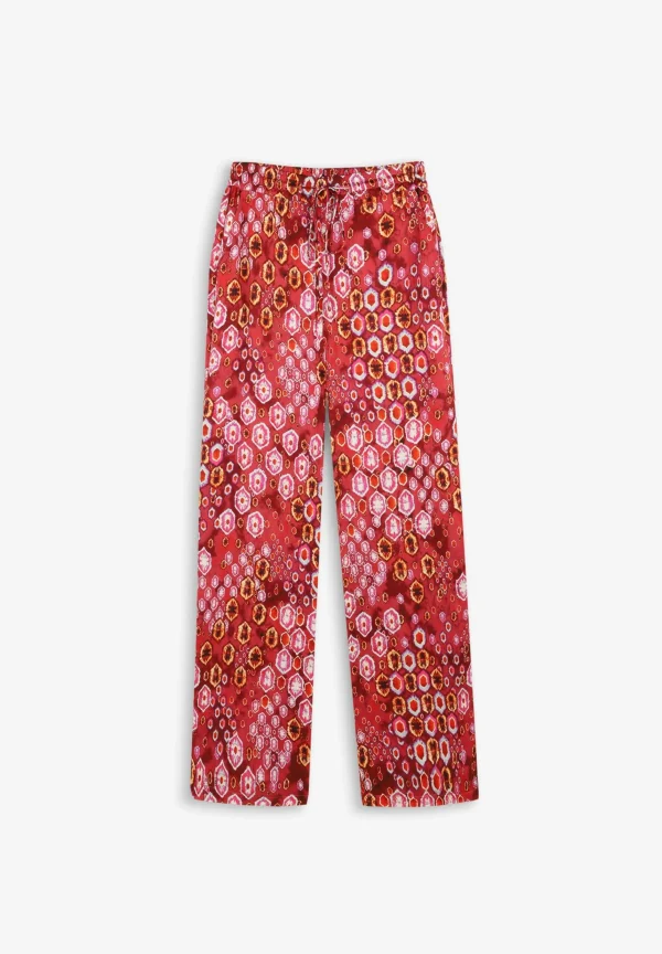 scalperscompany Pantalon Fluido Etnico-Mujer Total Look