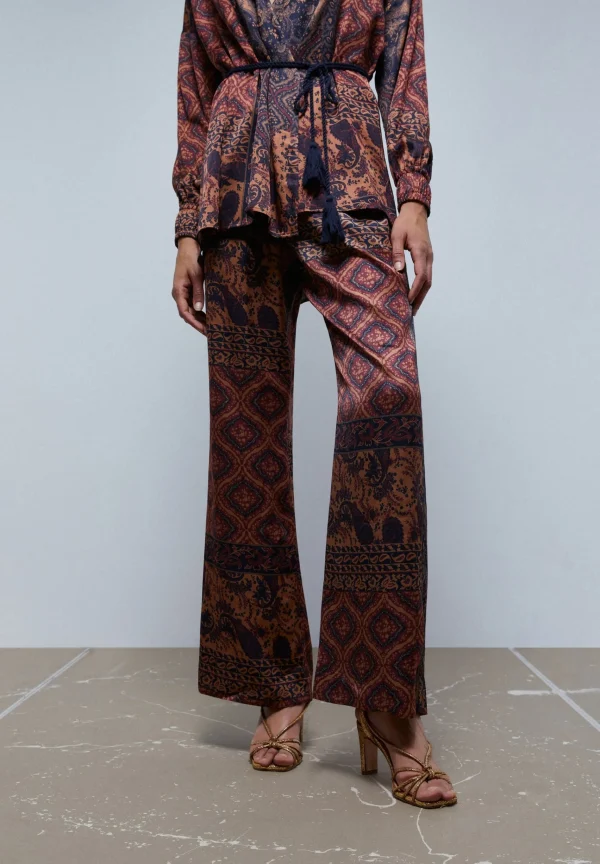 scalperscompany Pantalon Fluido Print-Mujer Coleccion