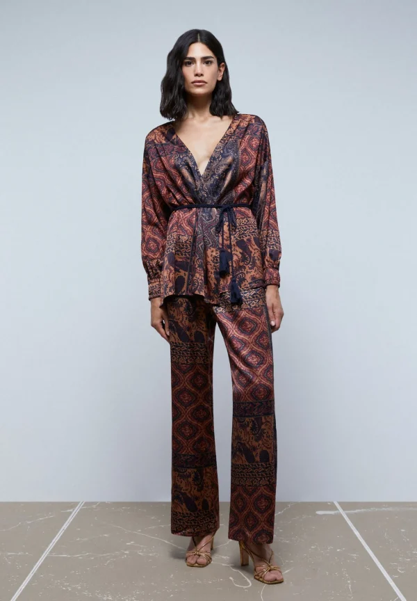 scalperscompany Pantalon Fluido Print-Mujer Coleccion
