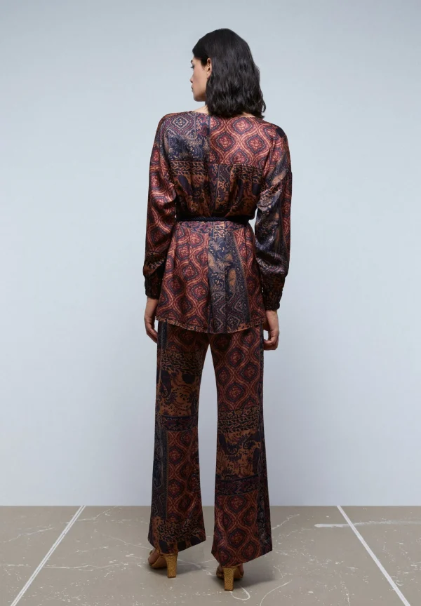 scalperscompany Pantalon Fluido Print-Mujer Coleccion