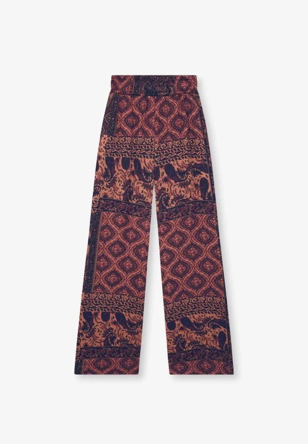 scalperscompany Pantalon Fluido Print-Mujer Coleccion