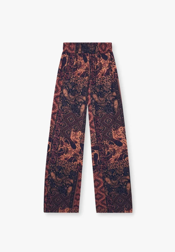scalperscompany Pantalon Fluido Print-Mujer Coleccion