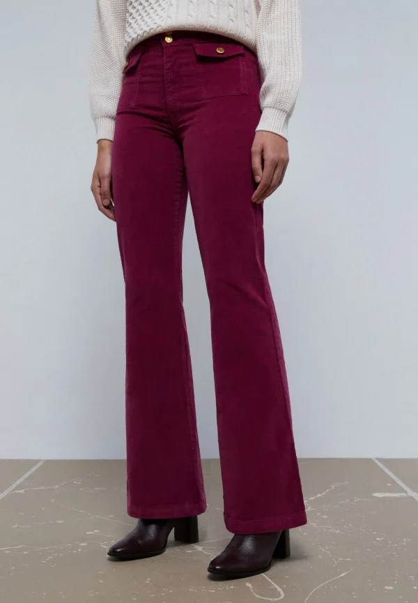 scalperscompany Pantalon Pana Bootcut-Mujer Pantalones