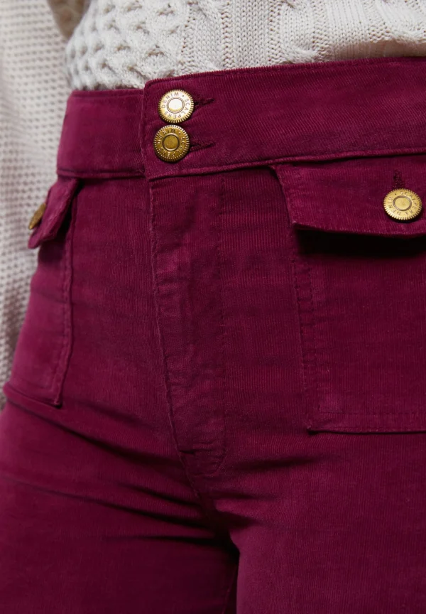 scalperscompany Pantalon Pana Bootcut-Mujer Pantalones