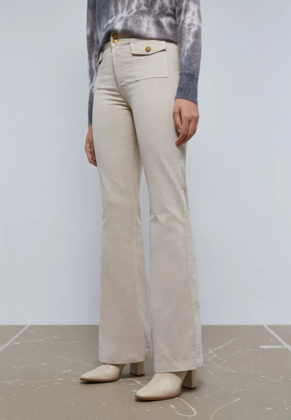 scalperscompany Pantalon Pana Bootcut-Mujer Pantalones