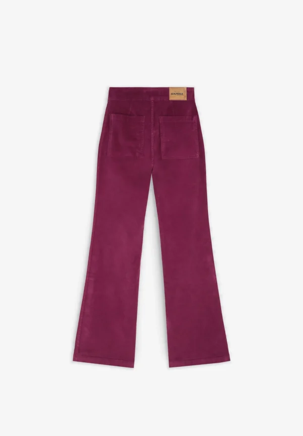 scalperscompany Pantalon Pana Bootcut-Mujer Pantalones