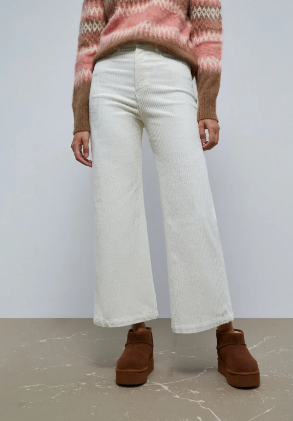 scalperscompany Pantalon Pana Culotte-Mujer Pantalones