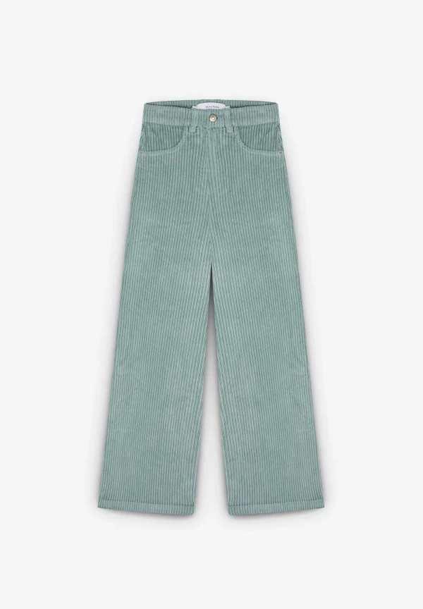 scalperscompany Pantalon Pana Culotte-Mujer Pantalones