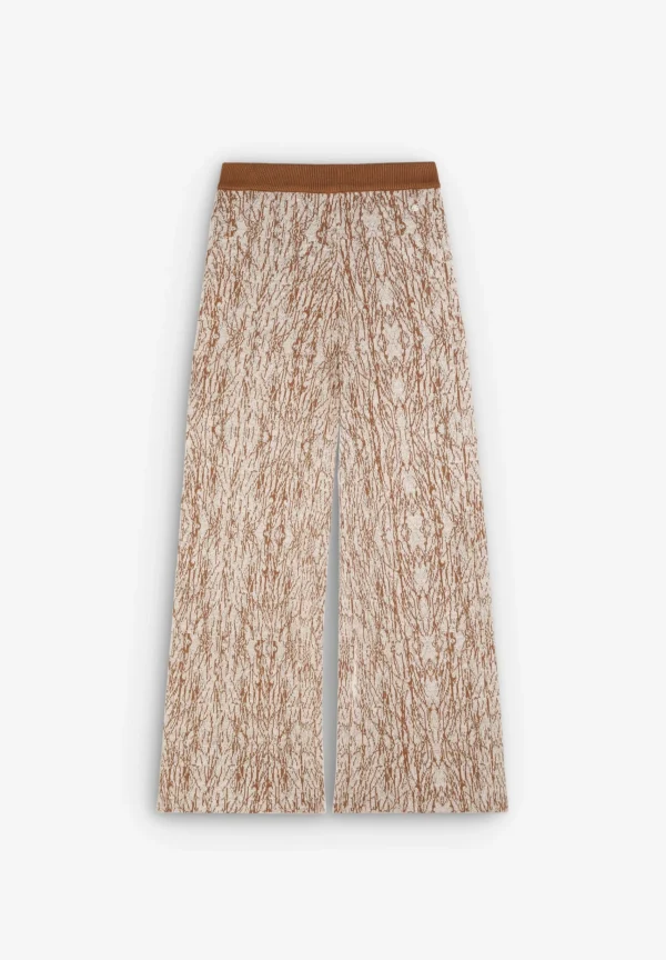 scalperscompany Pantalon Punto Detalles Aberturas-Mujer Total Look