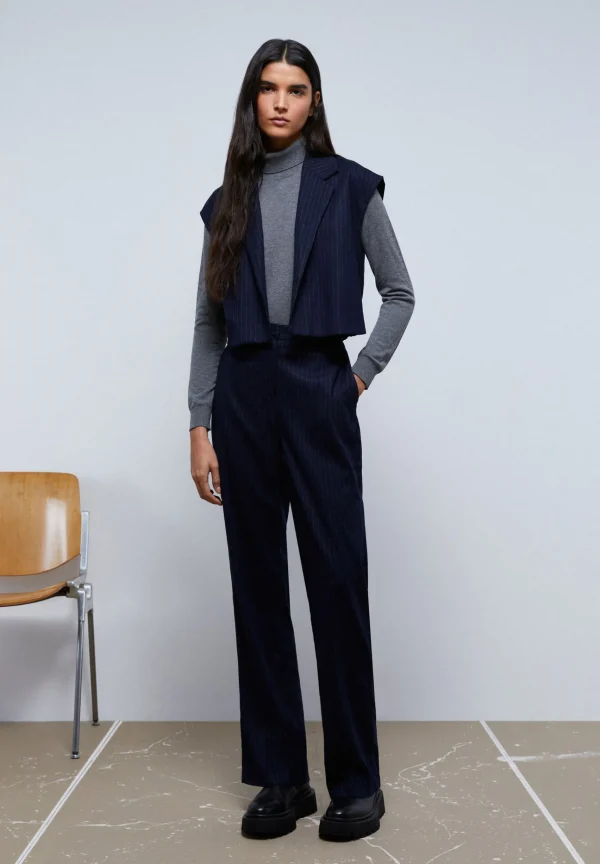 scalperscompany Pantalon Recto Raya Diplomatica-Mujer Total Look