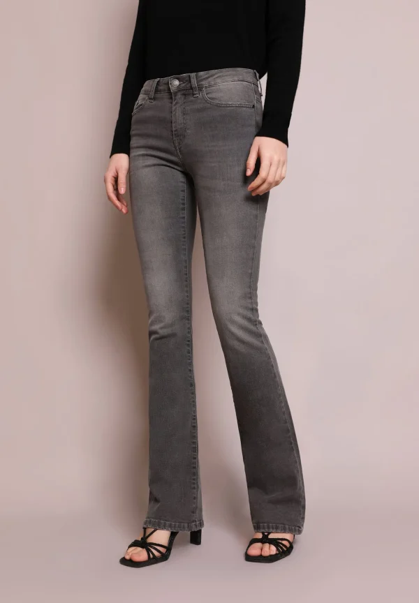 scalperscompany Pantalon Vaquero Bootcut-Mujer Jeans