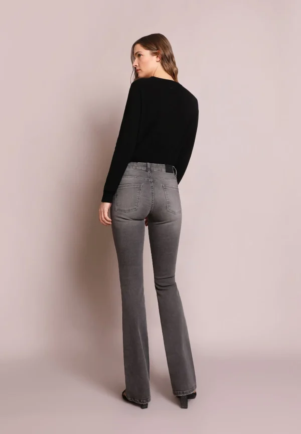 scalperscompany Pantalon Vaquero Bootcut-Mujer Jeans