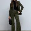 scalperscompany Pantalon Wide Leg Pana-Mujer Pantalones