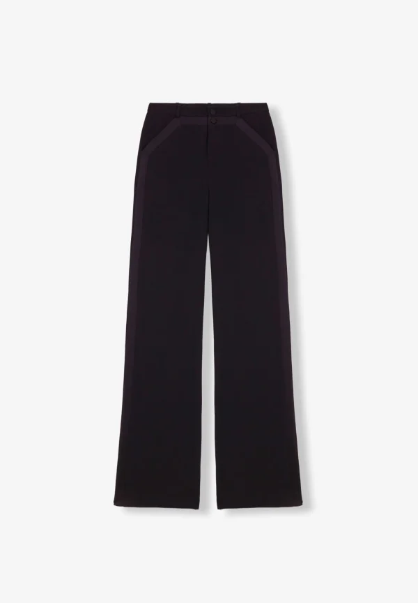 scalperscompany Pantalon Wide Leg Tipo Esmoquin-Mujer Coleccion