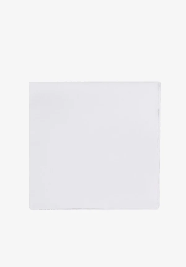 scalperscompany Panuelo Algodon Blanco-Hombre Panuelos