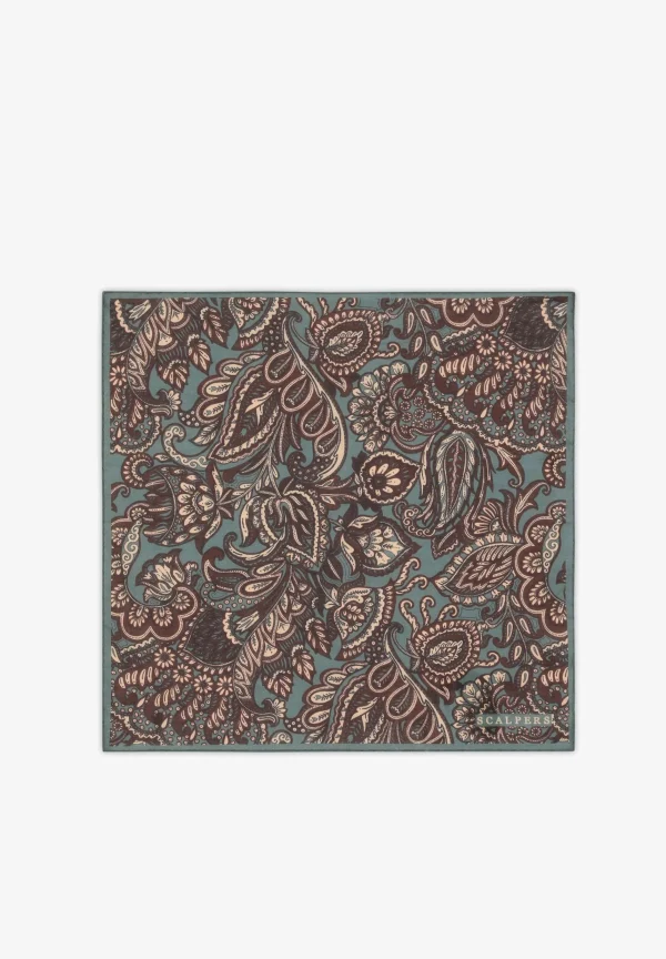 scalperscompany Panuelo Estampado Paisley-Hombre Panuelos