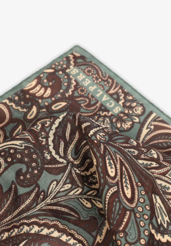scalperscompany Panuelo Estampado Paisley-Hombre Panuelos