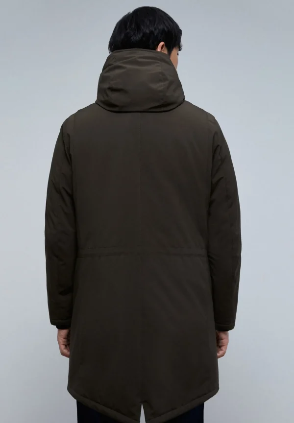 scalperscompany Parka Corte Laser-Hombre Abrigos Y Chaquetas