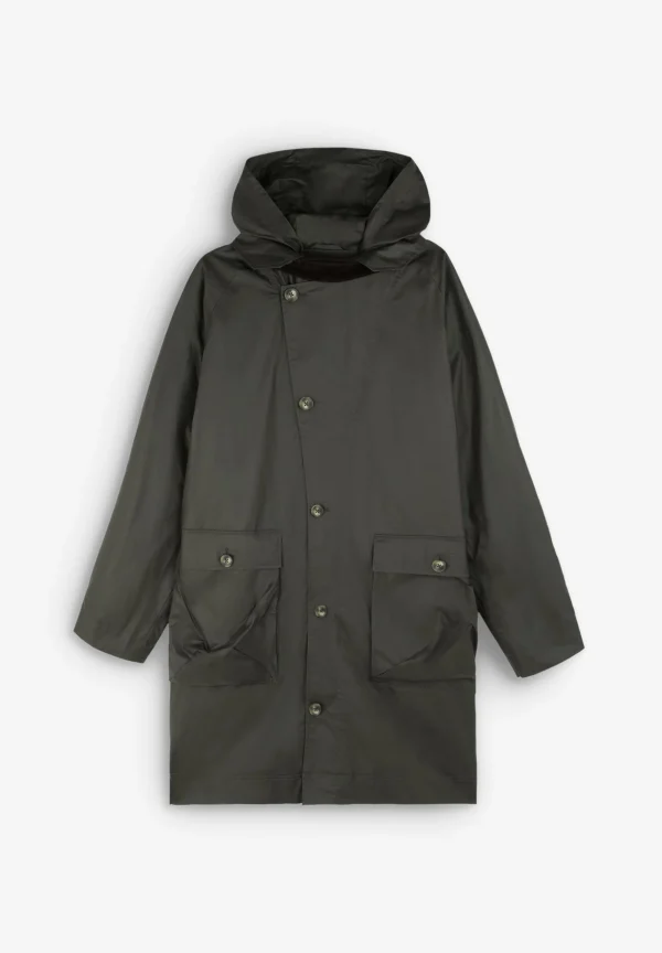 scalperscompany Parka Encerada Detalle Cuello-Hombre Abrigos Y Chaquetas