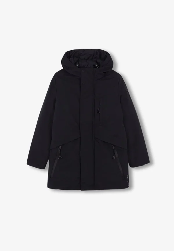 scalperscompany Parka Guateada Bolsillos-Niños Abrigos Y Chaquetas