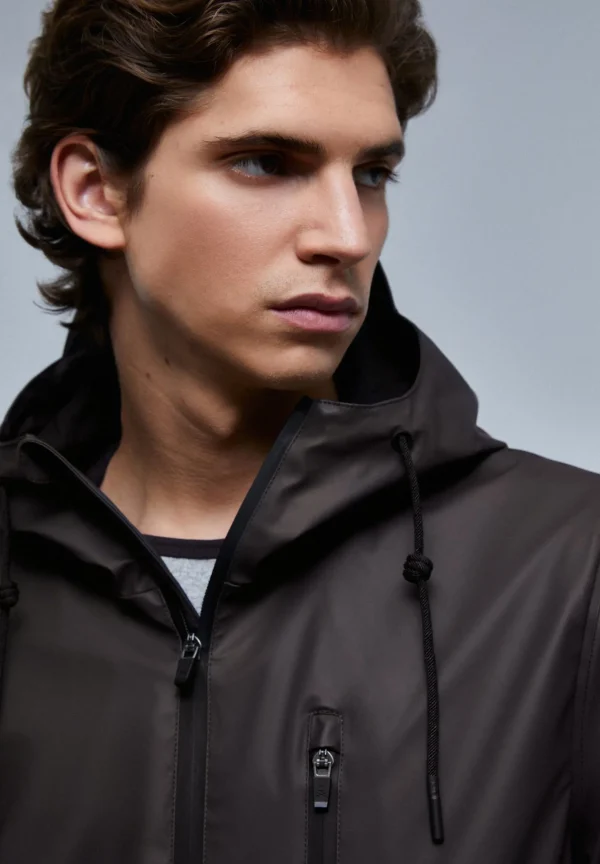 scalperscompany Parka Impermeable-Hombre Abrigos Y Chaquetas