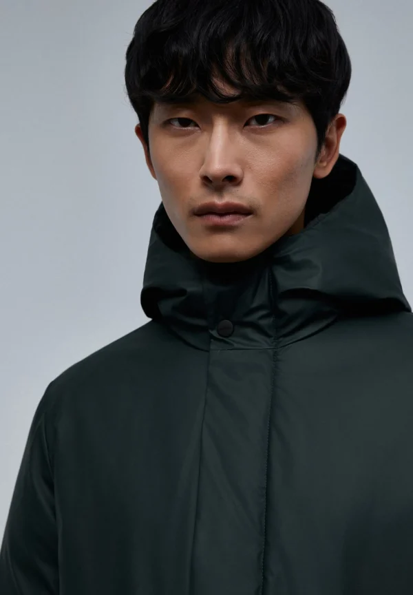 scalperscompany Parka Impermeable-Hombre Abrigos Y Chaquetas