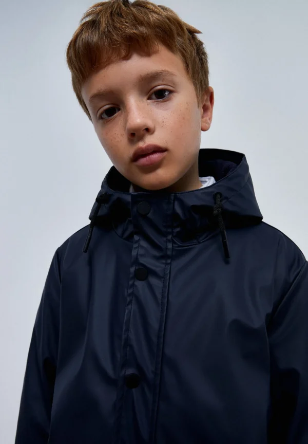 scalperscompany Parka Impermeable-Niños Abrigos Y Chaquetas