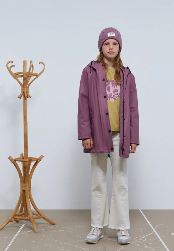 scalperscompany Parka Impermeable Ligera-Niños Abrigos Y Chaquetas