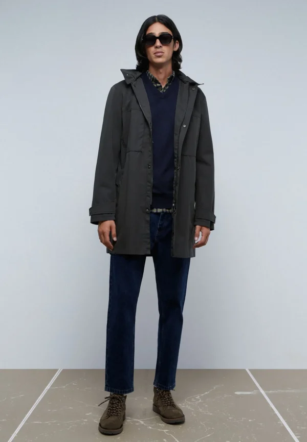 scalperscompany Parka Larga Algodon-Hombre Abrigos Y Chaquetas