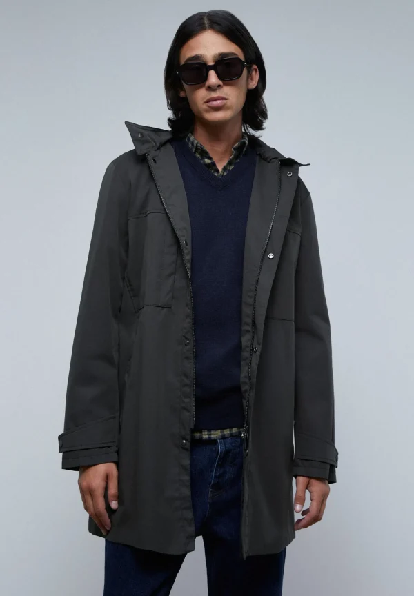 scalperscompany Parka Larga Algodon-Hombre Abrigos Y Chaquetas