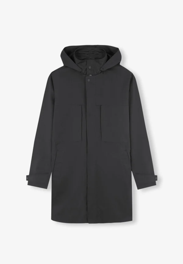 scalperscompany Parka Larga Algodon-Hombre Abrigos Y Chaquetas