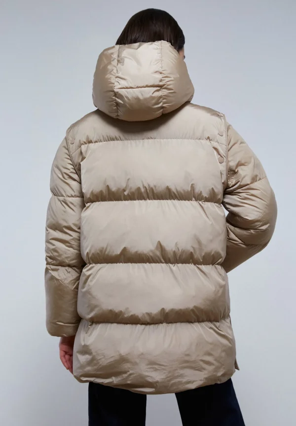 scalperscompany Parka Larga Mangas Desmontables-Mujer Abrigos Y Chaquetas