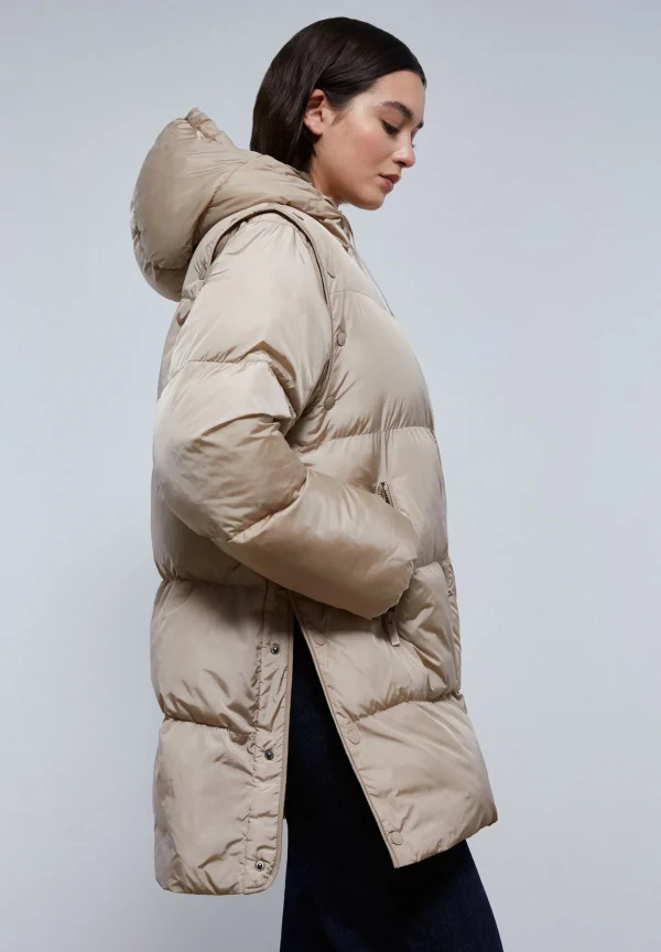 scalperscompany Parka Larga Mangas Desmontables-Mujer Abrigos Y Chaquetas