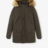 scalperscompany Parka Premium Capucha Pelo-Hombre Abrigos Y Chaquetas